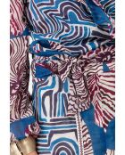 Blusa Gaby in conchiglia/grafica