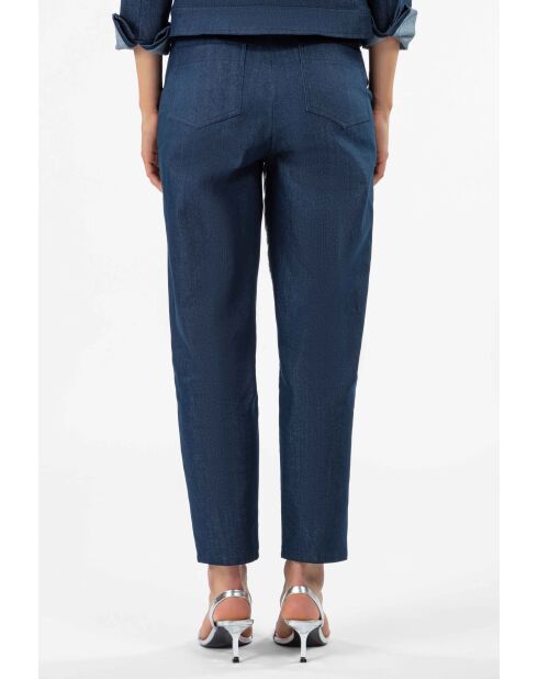 Jeans blu Stan in cotone con paillettes