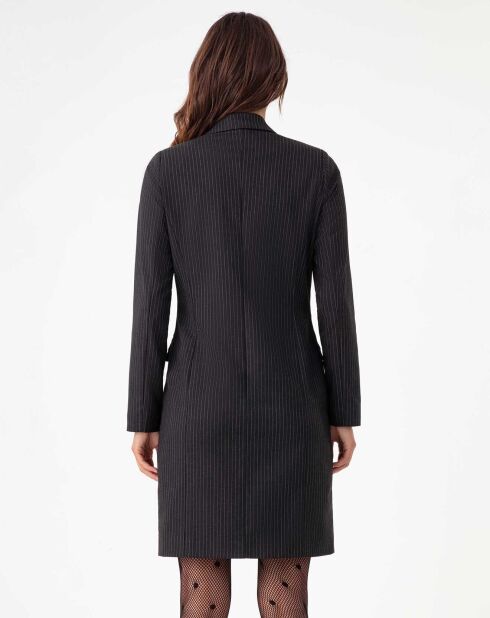 Gestreiftes Kleid Lily aus Flanell