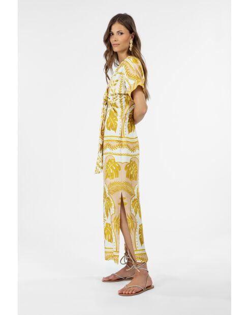 Joy golden sun lange jurk