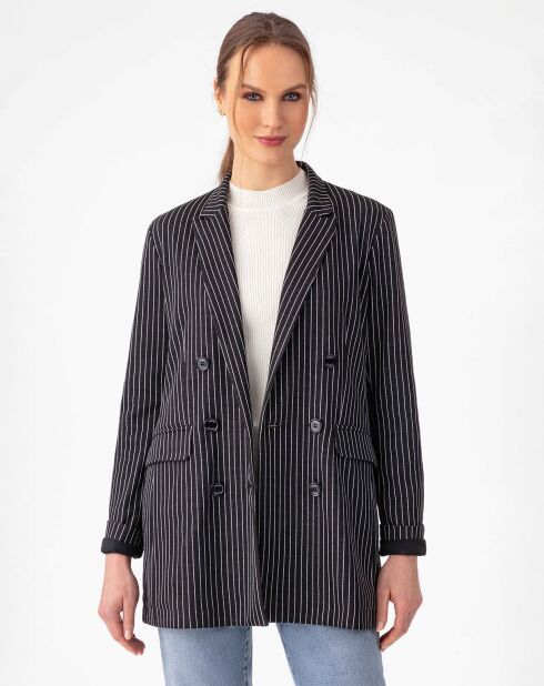 Veste Amance rayure noire