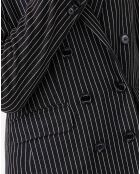 Veste Amance rayure noire
