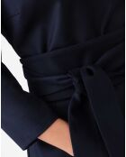 Robe avec ceinture Rachel marine
