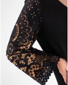Schwarzes Hinterkleid