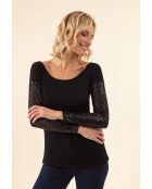 Camiseta negra Waren