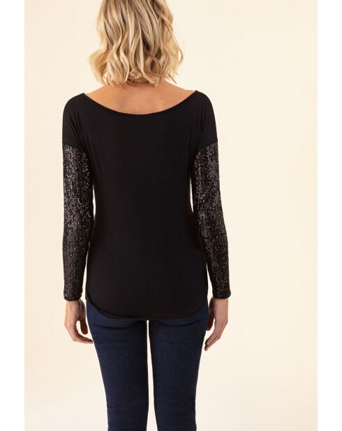 Camiseta negra Waren