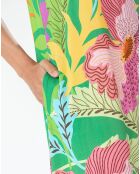 Prismenfarbenes Blumenkleid