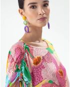 Top Mandala color flowers