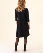 Schwarzes Mondkleid