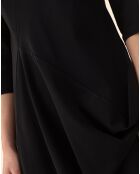 Schwarzes Mondkleid