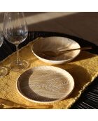 Lot de 6 assiettes creuses savane beiges - 20.5cm