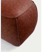 Petit pouf Bragi marron - l. 40 cm x H. 44 cm x P. 40 cm