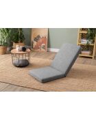Divano letto Tera 1 posto grigio chiaro - L 55 cm x P 65 cm x H. 60 cm