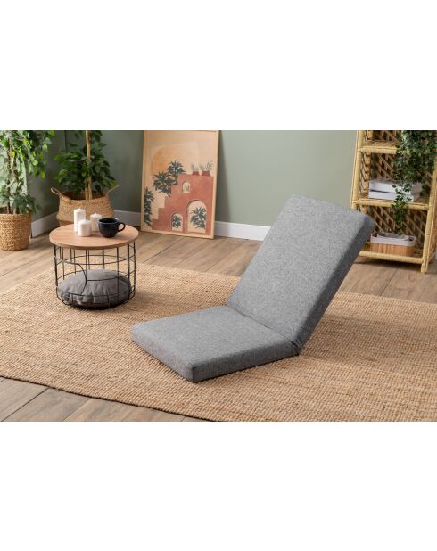 Divano letto Tera 1 posto grigio chiaro - L 55 cm x P 65 cm x H. 60 cm