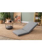 Divano letto Tera 1 posto grigio chiaro - L 55 cm x P 65 cm x H. 60 cm