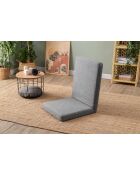 Divano letto Tera 1 posto grigio chiaro - L 55 cm x P 65 cm x H. 60 cm