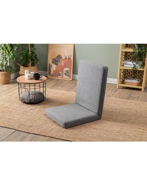 Divano letto Tera 1 posto grigio chiaro - L 55 cm x P 65 cm x H. 60 cm