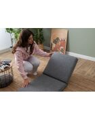 Divano letto Tera 1 posto grigio chiaro - L 55 cm x P 65 cm x H. 60 cm