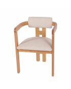 Chaise scandinave natural - l.57 cm x H. 71 cm x P. 47 cm