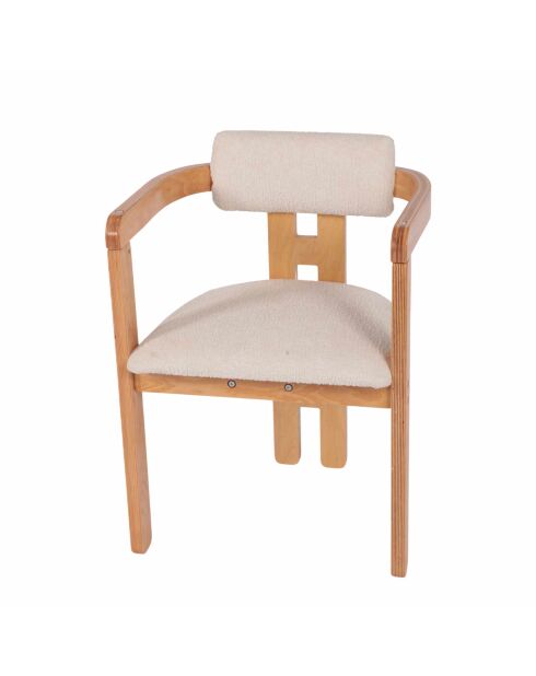 Chaise scandinave natural - l.57 cm x H. 71 cm x P. 47 cm