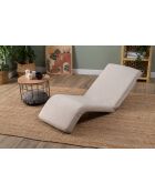 Divano letto singolo Nami crema - L. 55 cm x P. 50 cm x P. 35 cm