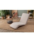 Divano letto singolo Nami crema - L. 55 cm x P. 50 cm x P. 35 cm