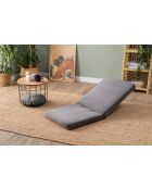 Divano letto a 1 posto Tera grigio - L. 55 cm x P 65 cm x H. 60 cm