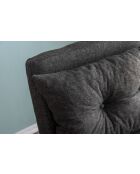 Einzelschlafsofa — Dunkelgraues schlichtes T-Shirt — L.175 cm x T. 60 cm x H 41 cm