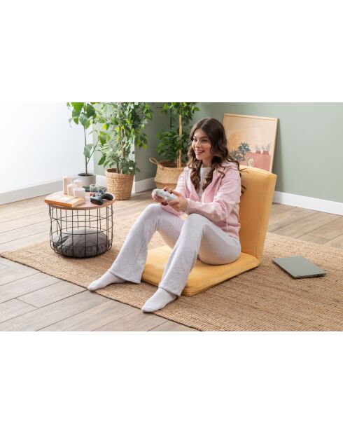 Divano letto Tera 1 posto senape - L. 55 cm x P 65 cm x H. 60 cm