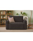 Divano letto a 1 posto Wello antracite - L. 80 cm x P. 70 cm x H 35 cm