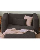Divano letto a 1 posto Wello antracite - L. 80 cm x P. 70 cm x H 35 cm