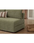 Divano letto a 2 posti verde Wello - L.160 cm x P. 70 cm x H 35 cm