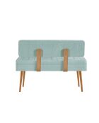 Banco Vina 0400 - 1- Verde pistacho atlántico - H. 31 cm x l. 110 cm x H. 82,5 cm 
