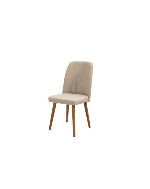 Chaise Vina Oak crème - l. 47 cm x H. 90 cm x P. 44 cm