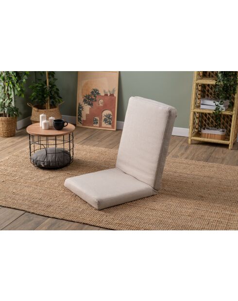 Divano letto Tera a 1 posto crema - L. 55 cm x P 65 cm x H. 60 cm