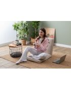 Divano letto Tera a 1 posto crema - L. 55 cm x P 65 cm x H. 60 cm