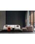 Fauteuil Sofia brun - l. 130 cm xl. 105 cm x H 85 cm