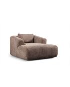 Fauteuil Sofia brun - l. 130 cm xl. 105 cm x H 85 cm