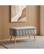 Banc Oslo Babyface Anthracite - l . 90 cm x H. 46 cm x P. 35 cm