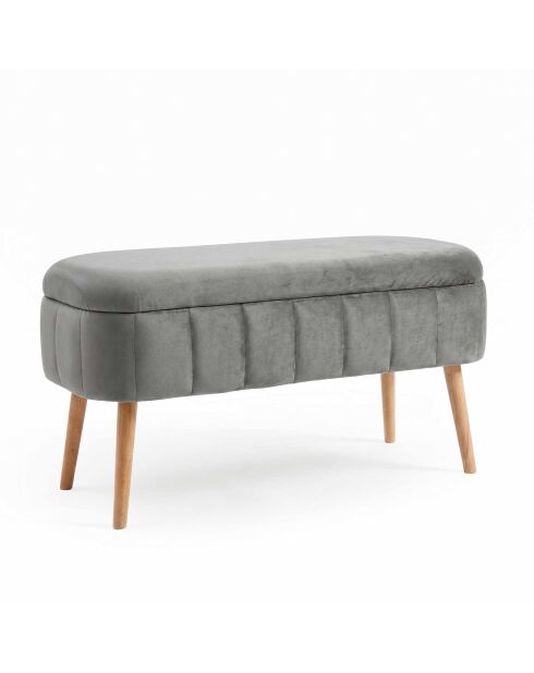 Oslo Babyface Anthrazit-Bank, L. 90 cm x H. 46 cm x T. 35 cm