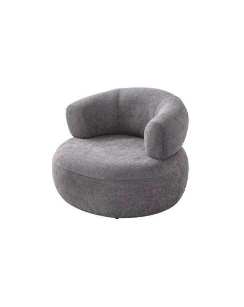 Fauteuil Roma gris foncé - l. 100 cm x H . 85 cm x P. 90 cm