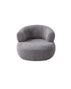 Fauteuil Roma gris foncé - l. 100 cm x H . 85 cm x P. 90 cm