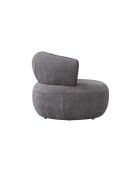 Fauteuil Roma gris foncé - l. 100 cm x H . 85 cm x P. 90 cm