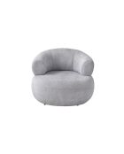 Fauteuil Rome gris - L. 100 cm x H . 85 cm x P. 90 cm