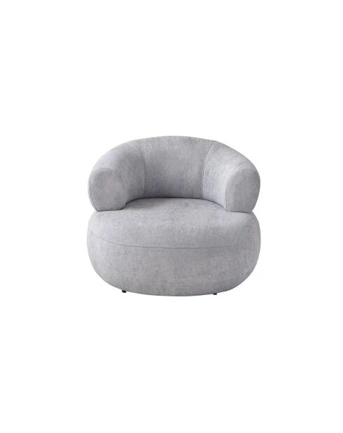 Fauteuil Rome gris - L. 100 cm x H . 85 cm x P. 90 cm
