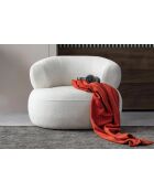 Fauteuil Rome blanc - l. 100 cm x . 85 cm x P. 90 cm