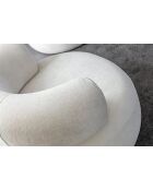 Fauteuil Rome blanc - l. 100 cm x . 85 cm x P. 90 cm