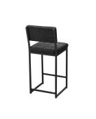 Tabouret de bar Rétro anthracite - l.40 cm x H. 98 cm x P. 40 cm