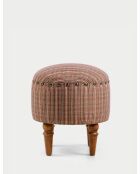 Pouf Saga Nostalgique multicolore - l. 38 cm x H. 45 cm x P. 38 cm