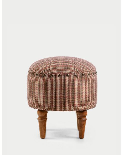 Pouf Saga Nostalgique multicolore - l. 38 cm x H. 45 cm x P. 38 cm